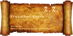 Kreischer Kevin névjegykártya